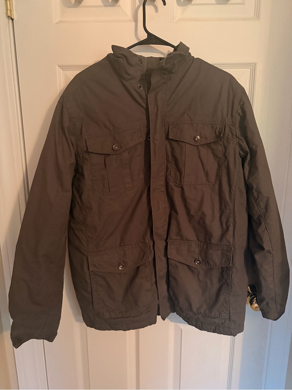 Tony Hawk Gray Military Field Jacket with Hood